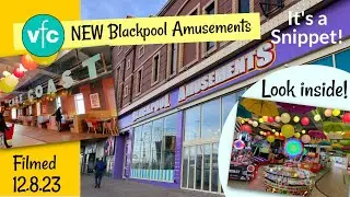 🎉 Blackpool Amusements Now Open 👀 Look Inside 👀 Games Cafe Toilets