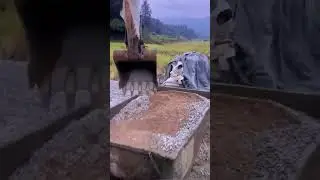 Excavator Mixing Sand Process#infinitecraft #infinite #handmade #craft