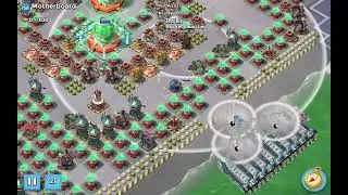 Boom Beach | Duplexity 2160 | Motherboard SOLO | Zooka Rush, 2 Shields + 2 Cores in 1 Hit