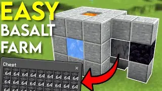 Minecraft 1.19 Basalt Farm Bedrock & Java!