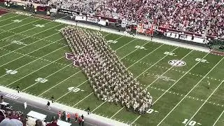 Fightin' Texas Aggie Band Halftime Drill Texas A&M v Miami CFP 2025