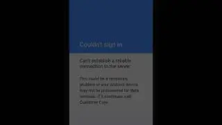 Solution :Can't Establish a reliable connection to the server