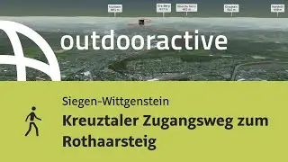 Wanderung in Siegen-Wittgenstein: Kreuztaler Zugangsweg zum Rothaarsteig