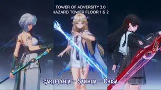 Cartethyia & Chisa Against TOA 3.0 Hazard Tower Floor 1 & 2 | Wuthering Waves