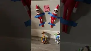 Elf on a shelf Toy Story #elfontheshelfideas #shorts