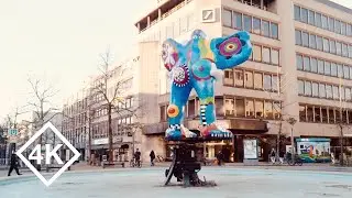 [4K] Sunny Day Walk in Germany - Duisburg City Tour - West Germany City Walk