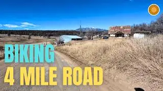 Biking Pagosa Springs: 4 Mile Road Winter Gravel Ride (3x Speed) | Colorado