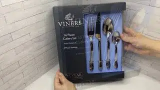 Набор столовых приборов (16 предметов / 4 персоны) eden Viners | Видео обзор от Kitchen-Devices.ru