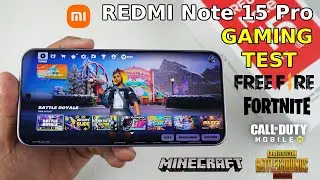 Redmi Note 15 Pro 5G | Gaming TEST | Free Fire, Fortnite, COD, PUBG y otros (Dimensity 7300 U)