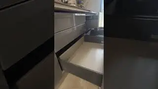#Soft Close Modular kitchen #Innotek soft close #slimwel kitchen #pantry kitchen #OTG microwave#home