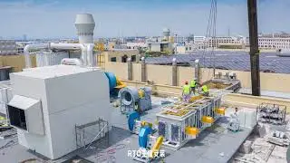 Zeolites  Runner+RTO waste gas treatment equipment on site installation video