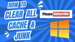 😨️😨️ How to Clear ALL CACHE & JUNK From Windows 🍁️🍁️🍁️