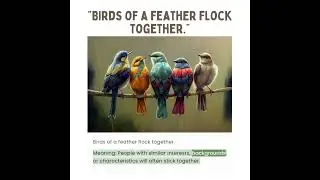Short - Proverb - Birds of a Feather Flock Together