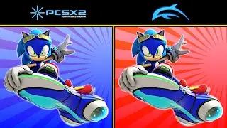 Sonic Riders: Zero Gravity | PCSX2 vs Dolphin Comparison | PS2 / Wii