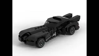 MOC LEGO 1989 Keaton Batmobile Tutorial