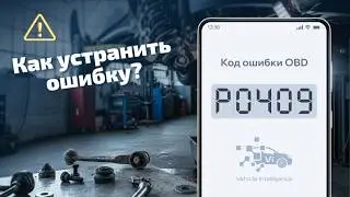 P0409 - Неисправность электрической цепи клапана EGR