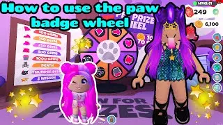 How to use the pet prize wheel in overlook bay