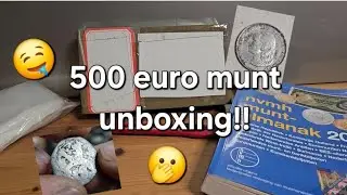 &euro;500 euro zilver Munten unboxing provinciaal en jonger😲