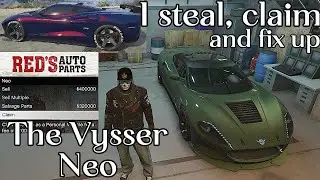 I steal, claim and fix up the Vysser Neo from the Casino (podium car) | GTA 5 Online