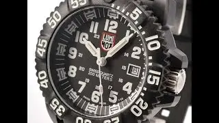 LUMINOX 3051 MENS WATCH EVO NAVY SEAL COLORMARK BLACK RUBBER REVIEW 3051 ルミノックス ブラック  レビュー 腕時計 メンズ