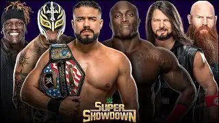WWE SUPER SHOWDOWN 2020 GAUNTLET MATCH TUWAIQ TROPHY ! WWE SUPER SHOWDOWN 2020 HIGHLIGHTS