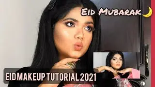 Eid Makeup look 2021✨| Pink Glamour Look| Pink Eye Makeup Tutorial