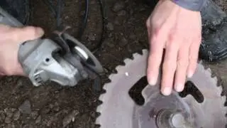 第4回 刃物研ぎ グラインダーで草刈機の刃を研ぐ
