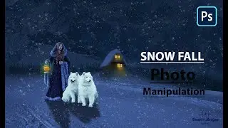 Winter Snowfall Manipulation | Snowfall Effect In Photoshop | Manipulation Tutorial