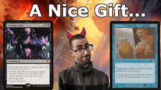 YOU JUST LOST THE GAME!  Donate / Demonic Pact Combo (Legacy Dimir Control MTG)