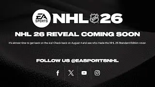 NHL 26 COVER REVEAL NEXT WEEK
