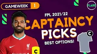 FPL GW1 TOP 3 CAPTAIN PICKS! | Gameweek 1 | Fantasy Premier League Tips 2021/22