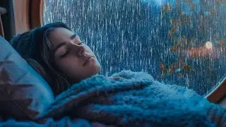 Quiet Racing Thoughts Tonight with Steady Cabin Rain by the Window - 10 hr Rain