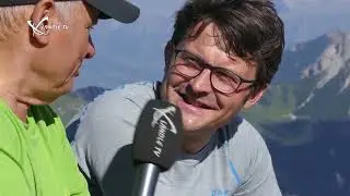 Begegnung am Berg mit Christoph Egger am Pan&uuml;ler Kopf