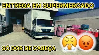 CARREGUEI UMA ENTREGA 📦 PRA SUPERMERCADO.#frete #caminhão #viagem 