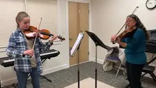 Abby Andrews - 12 Duets K. 487 for Violin and Viola by Mozart - Violin part