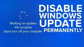 How To Disable Windows 10 Update Permanently | Disable Auto Update For Lifetime Laptop/PC