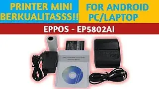 REVIEW MINI PRINTER STRUK PEMBAYARAN BLUETOOTH UNTUK ANDROID DAN PC/LAPTOP