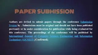 Call for Research Articles - MLIoT 2024- November, Virtual Conference