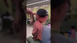 Peekaboo hair design