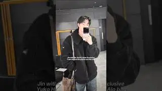 Jin with the Gucci Japan Exclusive Yuko Higuchi Keychain and Alo bag 🔥