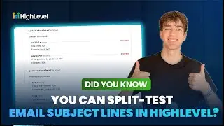 Знаете ли вы, что в HighLevel можно проводить раздельное тестирование тем писем?
