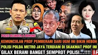 NEKAD 😱 PROF PEMBERANI DARI UGM INI KULITI POLISI POLDA METRO JAYA !