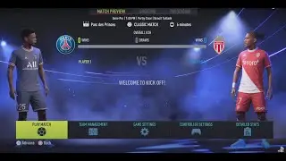 FIFA 22 PS5 | PSG Vs AS Monaco | Ligue 1 2022/23 | 4k Gameplay