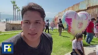 Quiso tomarse una foto frente al muro fronterizo en M&eacute;xico: termin&oacute; arrastrado por el mar en EEUU
