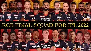 IPL 2022 Auction के बाद RCB ने बनाया एक खतरनाक Squad, RCB Full & Final Squad IPL 2022 RCB Team Squad