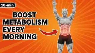 10-Min Morning Workout to Boost Metabolism | No Equipment, Beginner Friendly