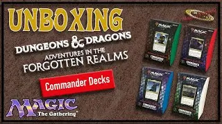 Magician's Circle - Unboxing Magic Commander Deck Adventure in Forgotten Realms