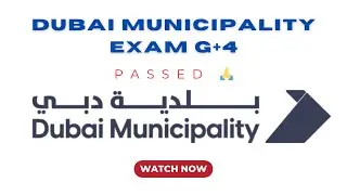 Dubai municipality G+4 building contracting passed ✍️🙏 | DM exam G+4  | Civil Engineer 
