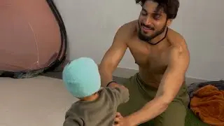 Ajay Bilandpuria apne bete ke sath workout full video #fitness #short #viralvideo #youtube 