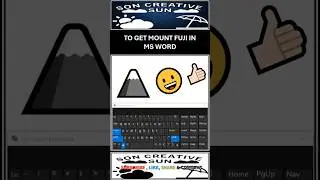 MOUNT FUJI 🗻 IN MS WORD